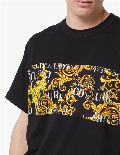 maglietta versace jeans couture uomo bianca